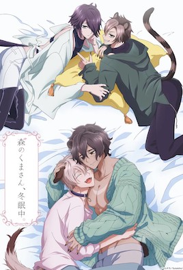 森林里的熊先生,冬眠中。